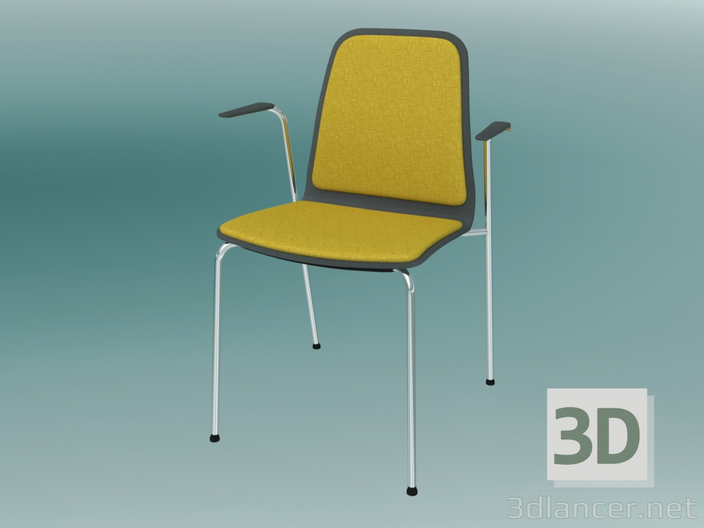 3d model Silla de visitante (K31H 2P) - vista previa