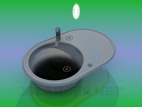 3d model Fregadero de cocina - vista previa