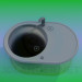 3d model Fregadero de cocina - vista previa