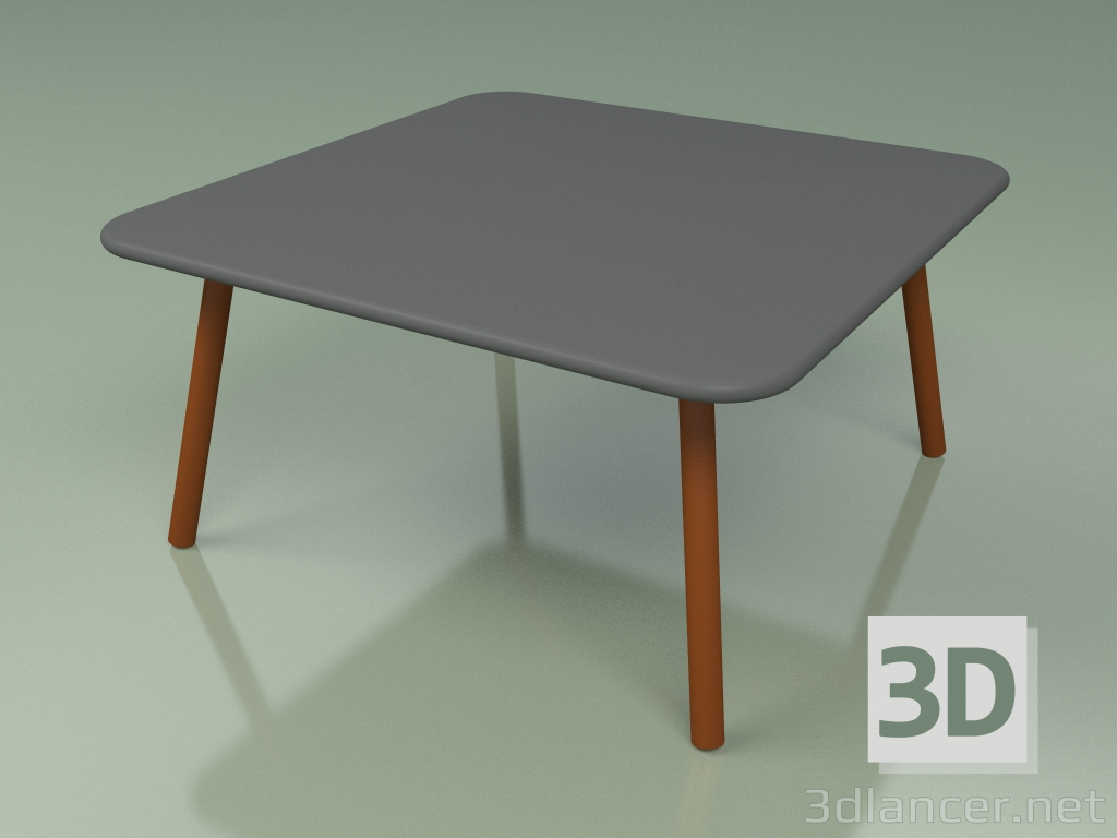 Modelo 3d Mesa de centro 011 (Metal Rust, HPL Gray) - preview