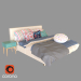 Bed_01 3D modelo Compro - render