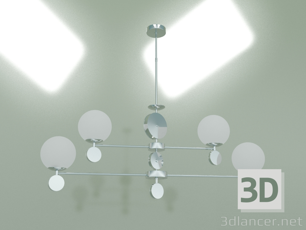 modello 3D Lampadario DIMARO DIM-ZWL-4 (BN) - anteprima