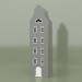 3d model Wardrobe-lodge ASH-4XL (Gray) - preview