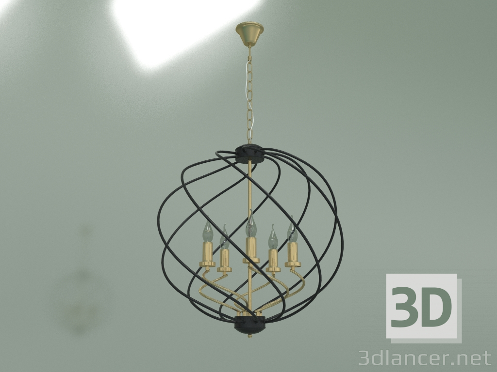 3d model Araña suspendida Sorrel 60105-5 (negro) - vista previa