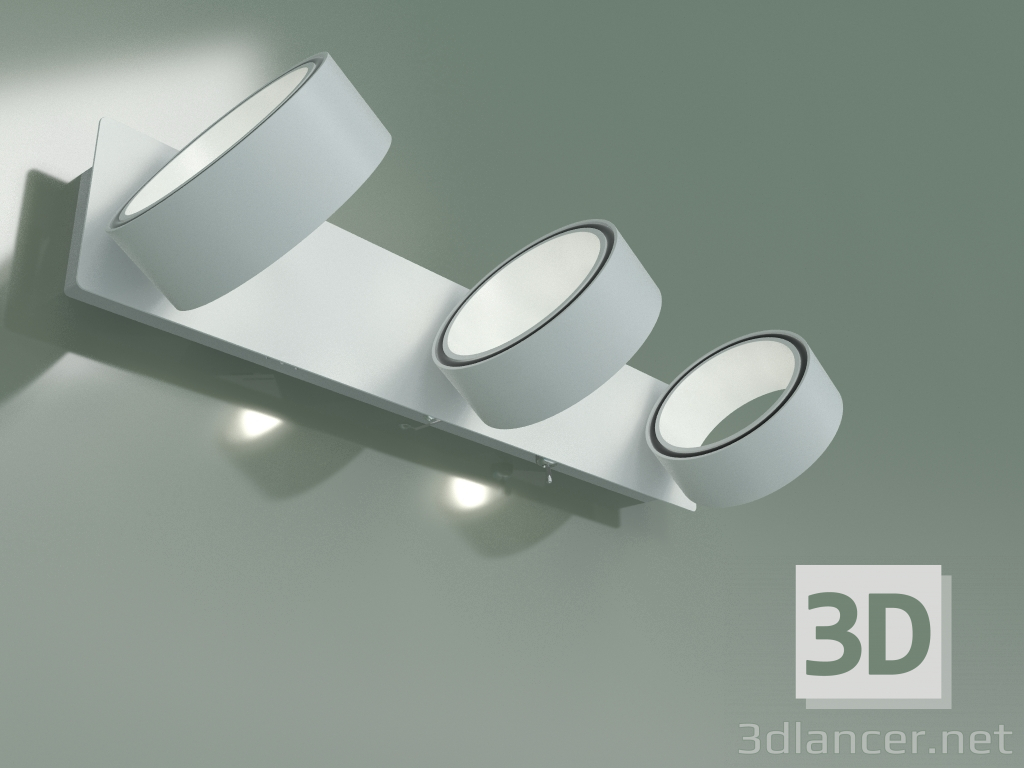 3d model Aplique 20068-3LED - vista previa