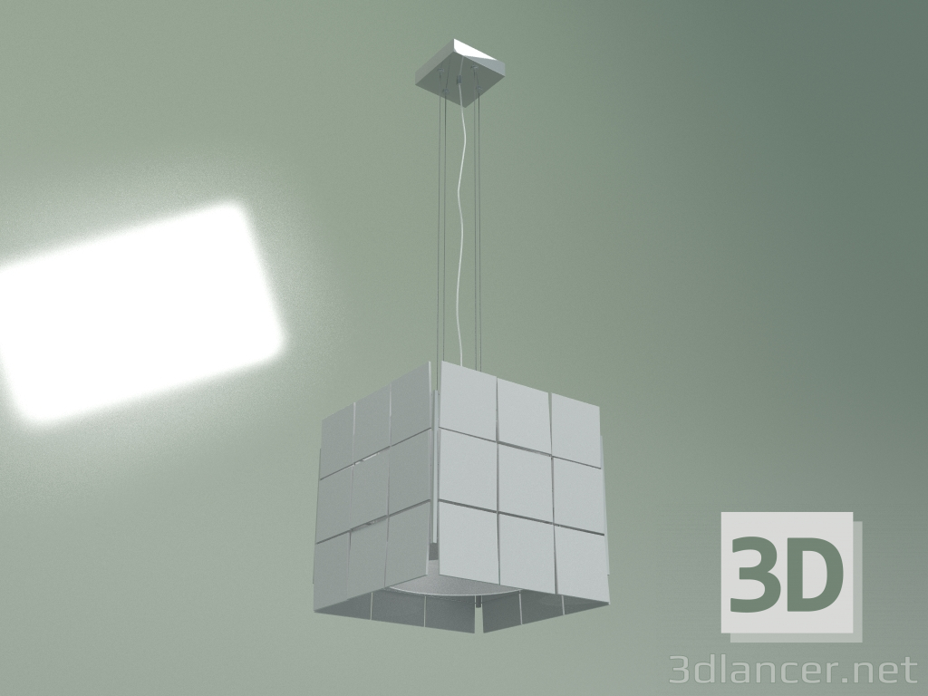 Modelo 3d Lâmpada de suspensão Cubrik - preview