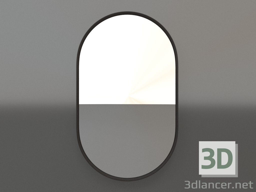 3d model Mirror ZL 14 (450x750, wood brown dark) - preview