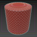 3d Pouffe model buy - render