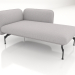 3D Modell Chaiselongue mit Armlehne 85 rechts - Vorschau