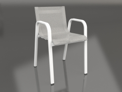 Chaise de salle à manger (Blanc)