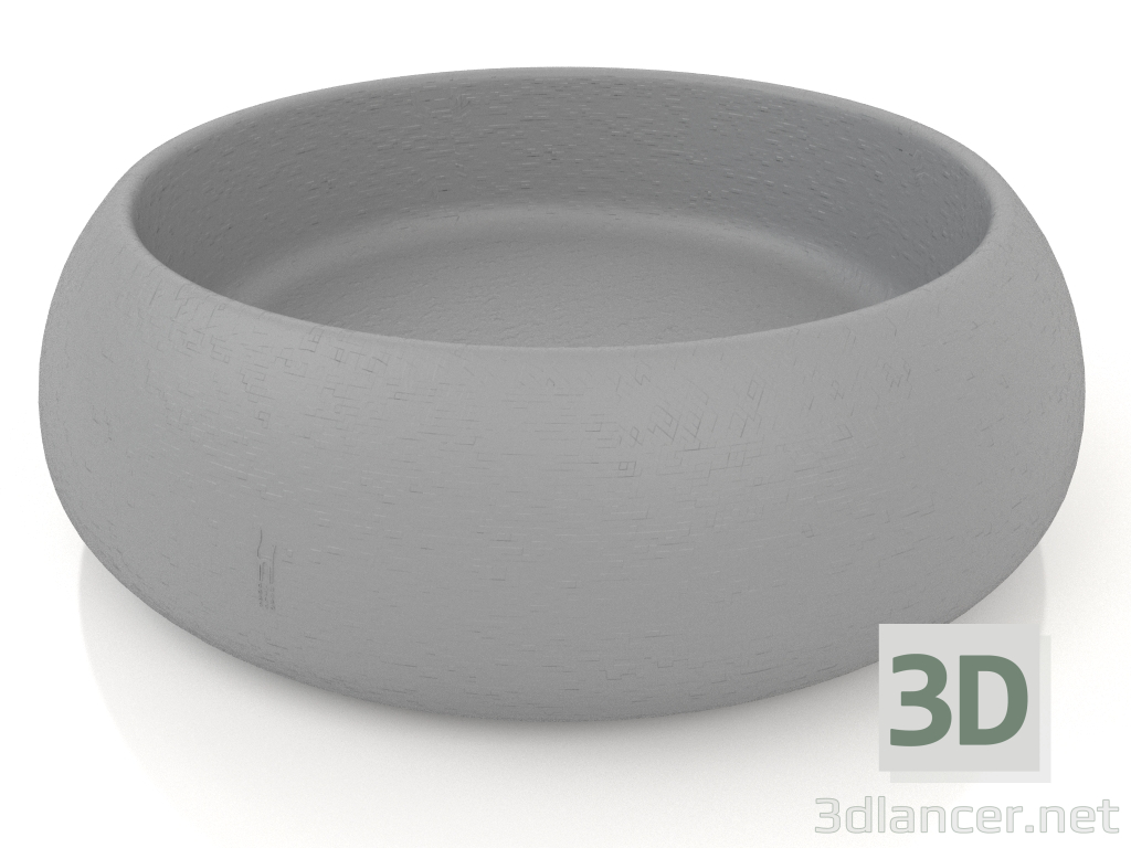 modello 3D Vaso per piante 4 (Antracite) - anteprima