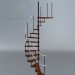 3D Modell Treppe-Spirale + plus - Vorschau