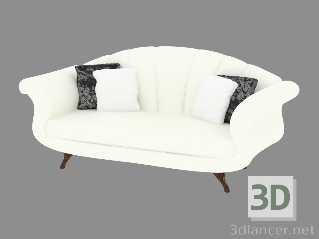 3d model Sofá cama matrimonial - vista previa