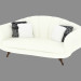 3D Modell Doppel-Sofa-Bett - Vorschau