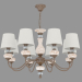 3d model Chandelier with lampshades (S110175 8) - preview