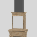 Chimenea victoriana 3D modelo Compro - render