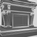 3d Victorian fireplace model buy - render