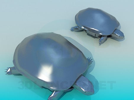 3d model Turtles - preview