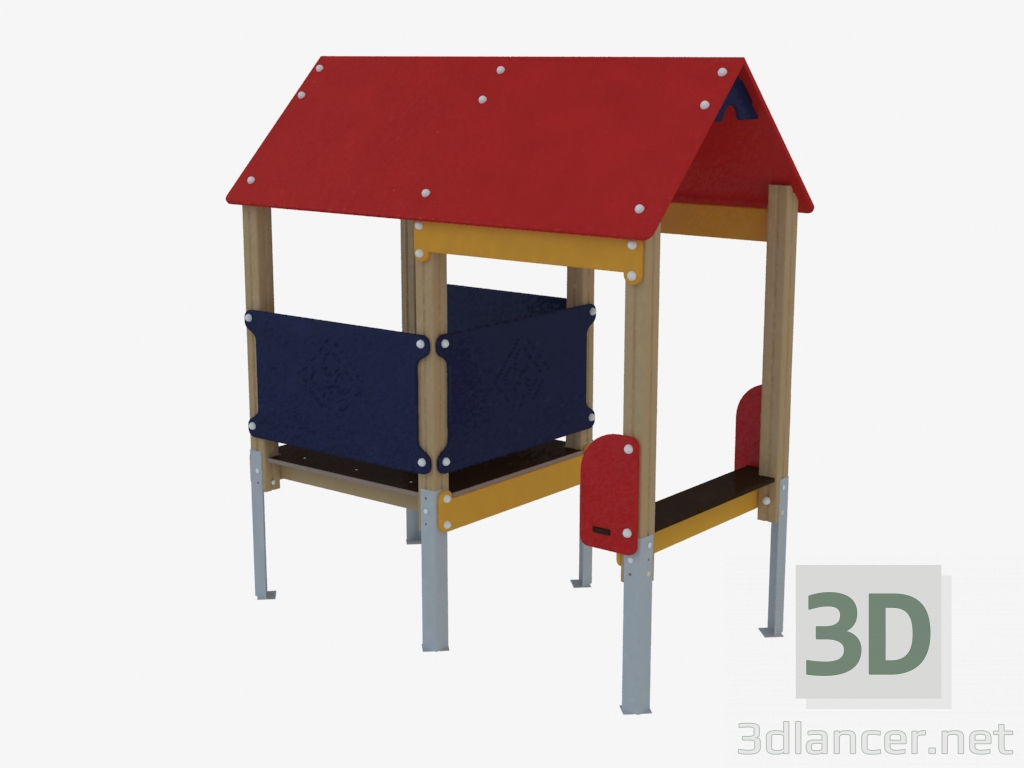 3d model Casita infantil (5011) - vista previa