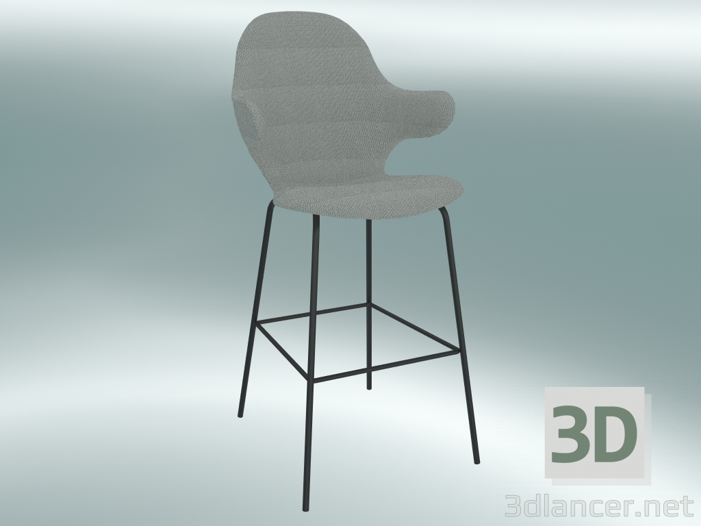 modèle 3D Tabouret de bar Catch (JH17, 63x58 H 117 cm, Jacquared - Neutre) - preview