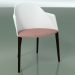 3d model Chair 2224 (4 wooden legs, with a pillow, PC00001 polypropylene, wenge) - preview