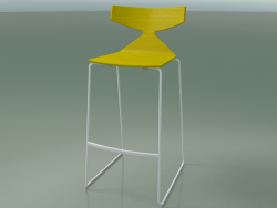 Tabouret de bar empilable 3704 (jaune, V12)