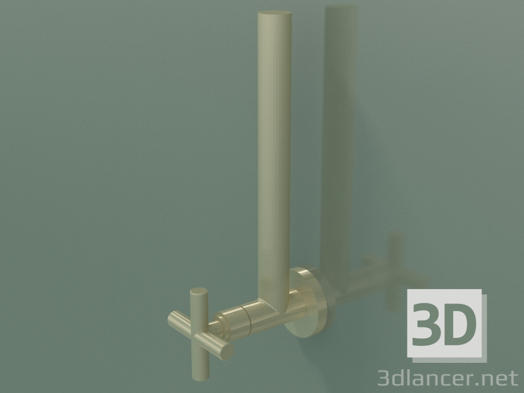 3d model Válvula de ángulo de pared (22900892-28) - vista previa