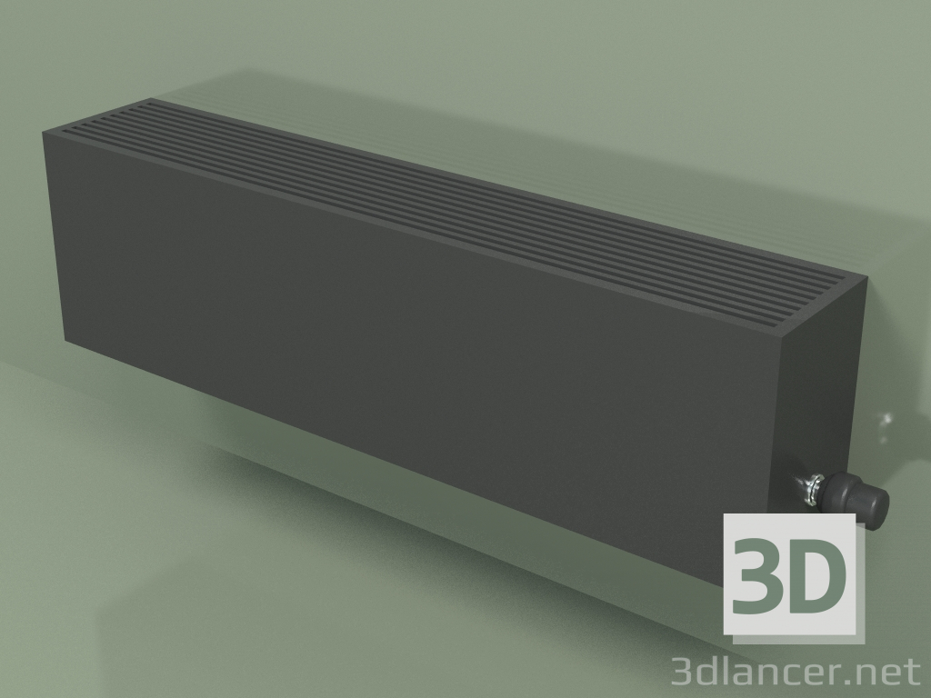 Modelo 3d Convector - Aura Slim Basic (280x1000x180, RAL 9005) - preview