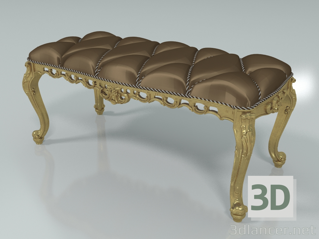 modello 3D Panca comodino (art.13522) - anteprima