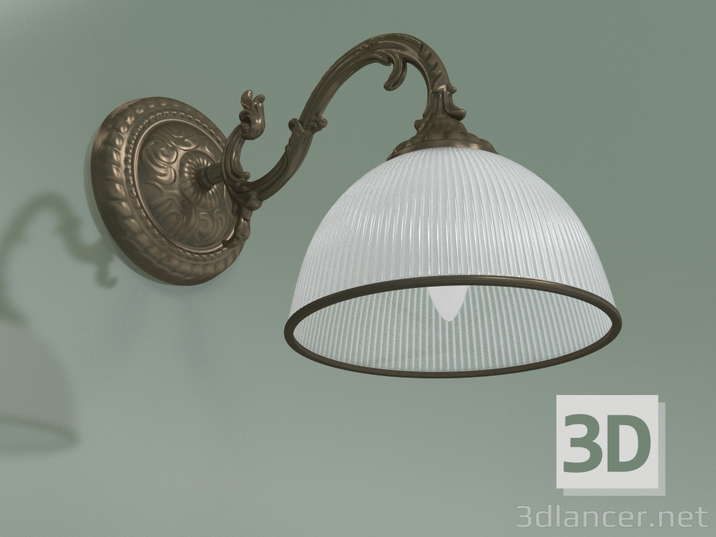 Modelo 3d Arandela Caldera 60106-1 (bronze antigo) - preview