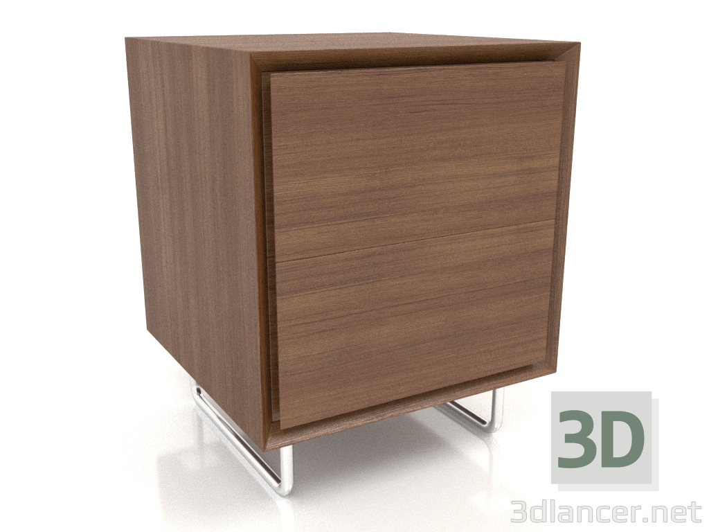 3d модель Тумба TM 012 (400x400x500, wood brown light) – превью