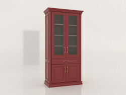 Vitrine de duas portas com vidro (Chateau)