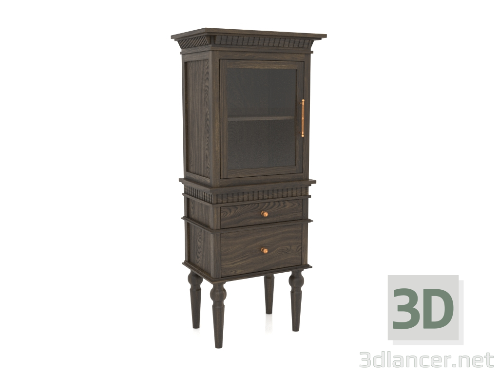 3d model Cabinet (1 section) - preview