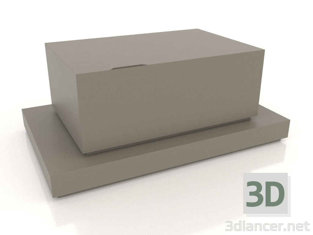 modèle 3D Meuble de rangement Simmetria 800x500x320 mm (option 2) - preview modèle 3D Meuble de rangement Simmetria 800x500x320 mm (option 2) - preview