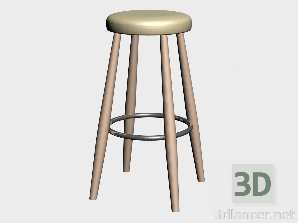 3d model Colección de taburetes tipo bar (ch56) - vista previa