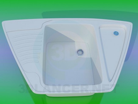 modello 3D Lavello della cucina - anteprima