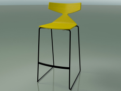 Tabouret de bar empilable 3704 (jaune, V39)