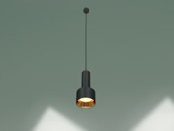 Lâmpada pendente 50134-1 LED (preto-dourado)