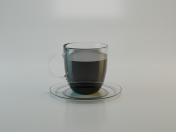 Tazza di vetro