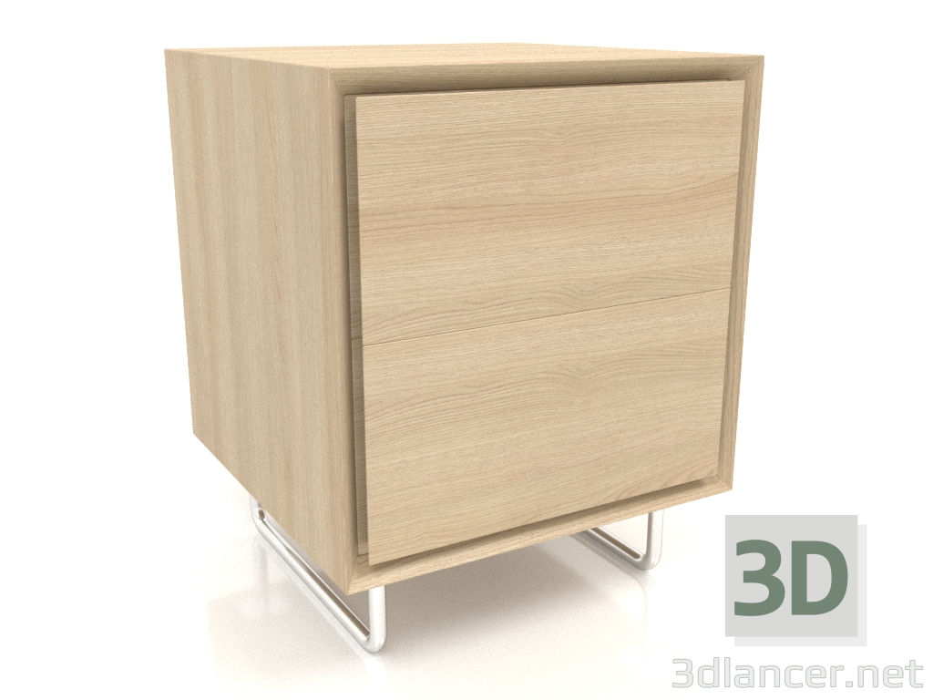 3d модель Тумба TM 012 (400x400x500, wood white) – превью