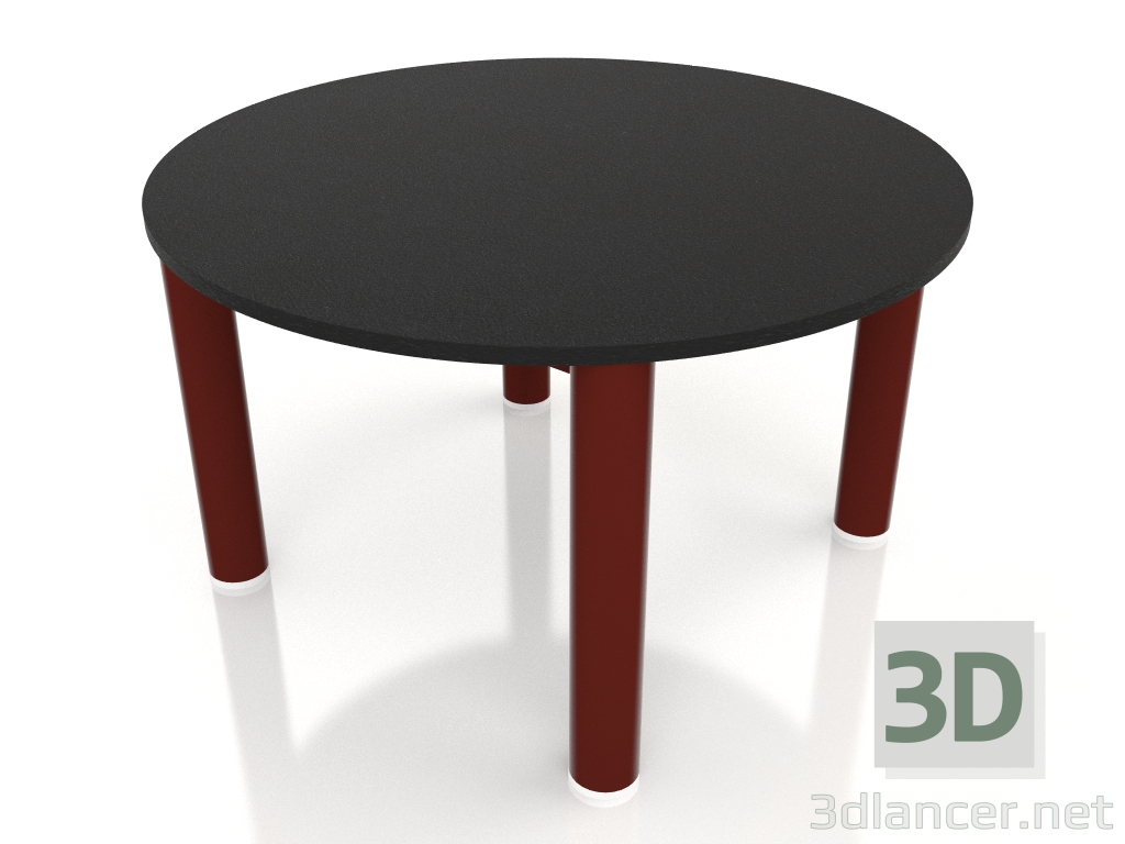 3d модель Стол журнальный D 60 (Wine red, DEKTON Domoos) – превью