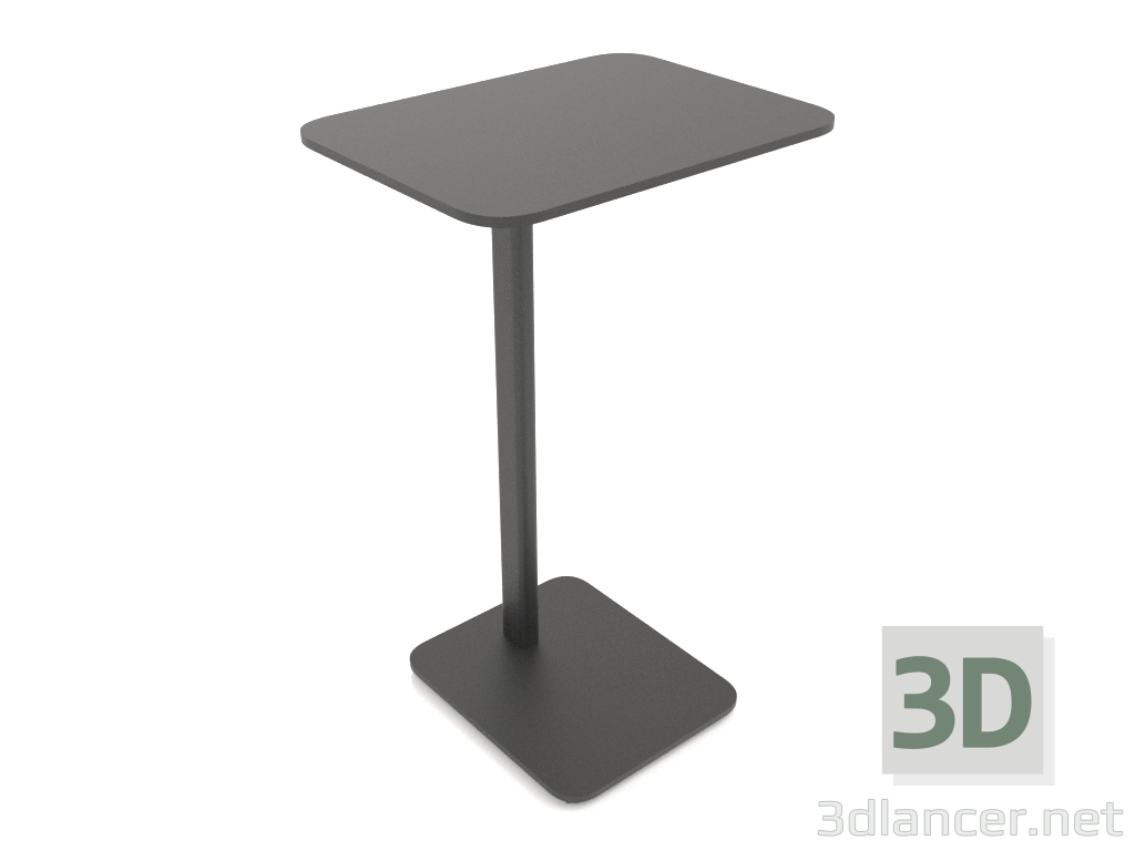 3D Modell Rechteckiger Nachttisch MONO (senkrecht zur Basis, 40x30x65) - Vorschau