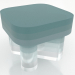 3d model Mesa auxiliar GLASS CANDY (azul-blanco) - vista previa
