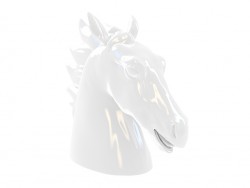 Adorner horse's head White Big