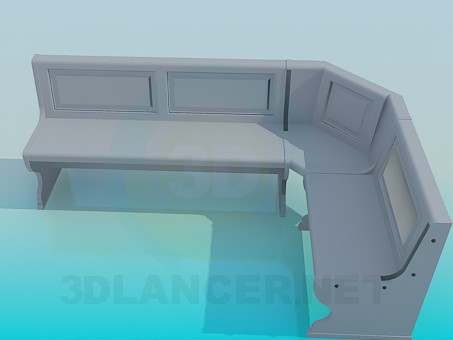 Modelo 3d Sofá - preview