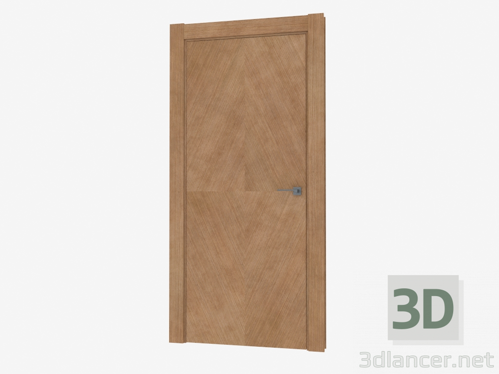 3d model Puerta de cristal de la habitación - vista previa