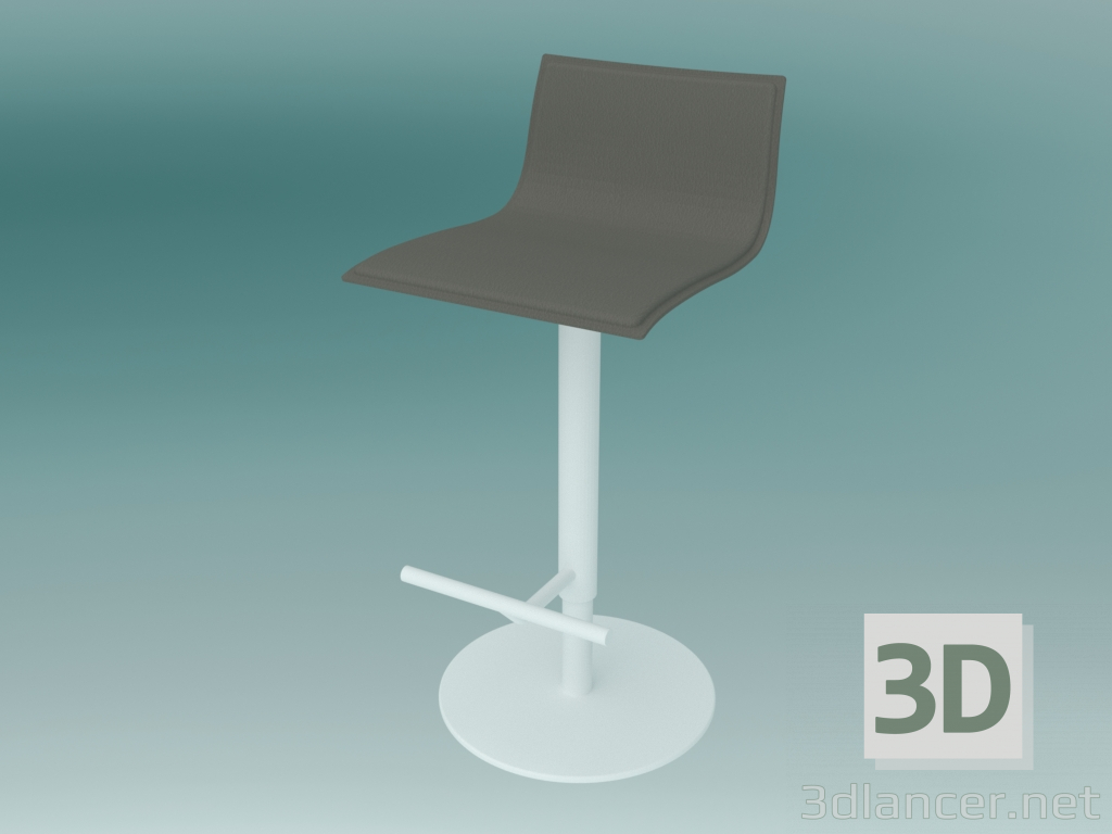 3d model Silla de bar THIN (cuero S24) - vista previa