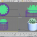 3d model Succulent in a pot. - preview