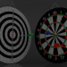 3d 3D model Double Sided Dart Board model buy - render