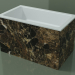 modello 3D Lavabo da appoggio (01R132101, Emperador M06, L 60, P 36, H 36 cm) - anteprima